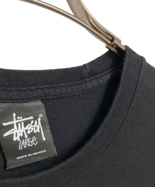 stussy（ステューシー）stussy (ステューシー) SS STU Tee ブラック サイズ:Lの古着・服飾アイテム