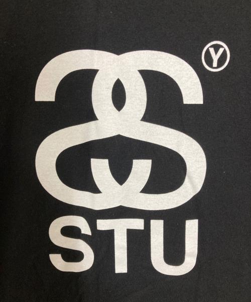 stussy（ステューシー）stussy (ステューシー) SS STU Tee ブラック サイズ:Lの古着・服飾アイテム