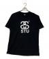 stussy（ステューシー）の古着「SS STU Tee」｜ブラック