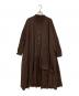 mizuiro-ind（ミズイロインド）の古着「シャツワンピース」｜ブラウン