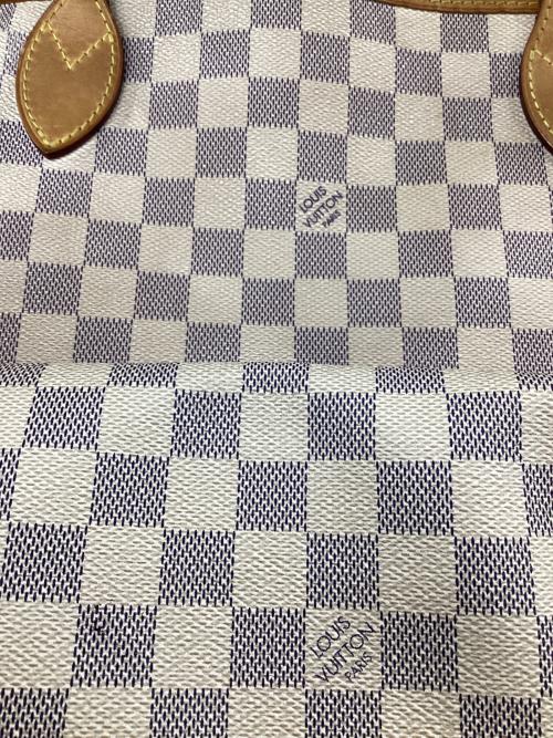 LOUIS VUITTON（ルイ ヴィトン）LOUIS VUITTON (ルイ ヴィトン) トートバッグ ホワイト×グレーの古着・服飾アイテム