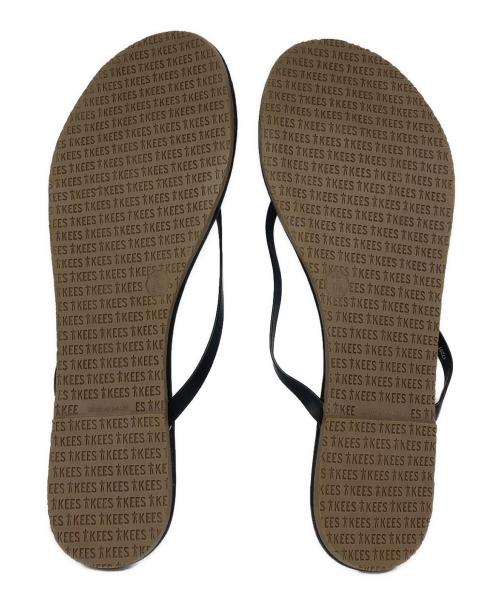 UNITED ARROWS（ユナイテッドアローズ）UNITED ARROWS (ユナイテッドアローズ) TKEES (ティキーズ) サンダル ブラック サイズ:8の古着・服飾アイテム