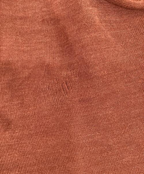 HERILL（ヘリル）HERILL (ヘリル) Rummy High gauge crewneck ブラウン サイズ:3の古着・服飾アイテム