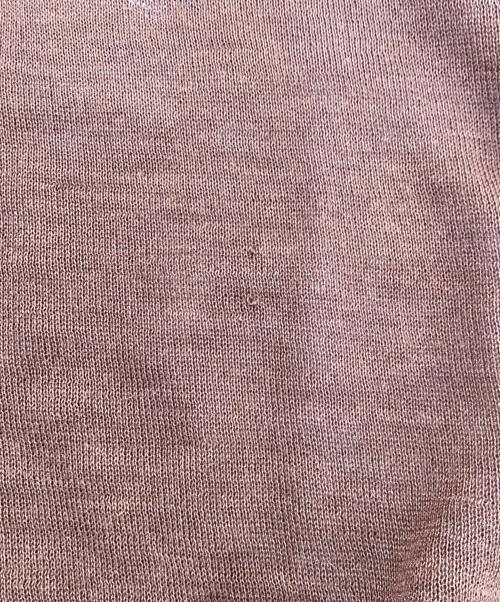 HERILL（ヘリル）HERILL (ヘリル) Rummy High gauge crewneck ブラウン サイズ:3の古着・服飾アイテム