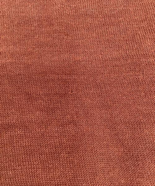 HERILL（ヘリル）HERILL (ヘリル) Rummy High gauge crewneck ブラウン サイズ:3の古着・服飾アイテム