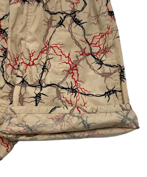 MASSES（マシス）MASSES (マシス) 鉄線柄ショートパンツ ベージュ サイズ:Sの古着・服飾アイテム