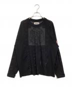 C.Eシーイー）の古着「MESH RAGLAN LONG SLEEVE T」｜ブラック