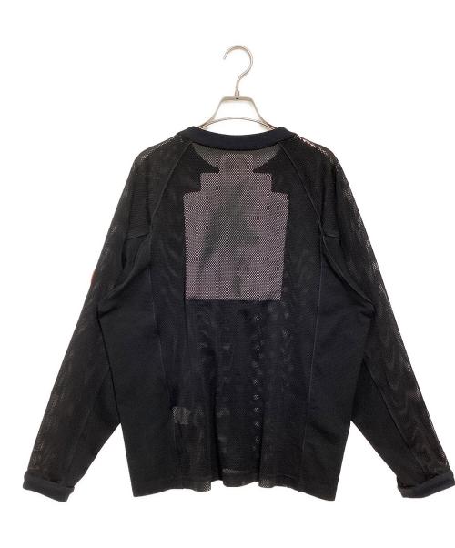C.E（シーイー）C.E (シーイー キャブエンプト) MESH RAGLAN LONG SLEEVE T ブラック サイズ:Mの古着・服飾アイテム