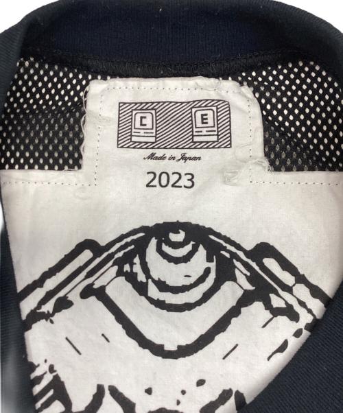 C.E（シーイー）C.E (シーイー キャブエンプト) MESH RAGLAN LONG SLEEVE T ブラック サイズ:Mの古着・服飾アイテム