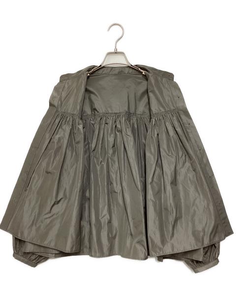 Whim Gazette（ウィムガゼット）Whim Gazette (ウィムガゼット) タフタボリュームブラウス グレー サイズ:FREEの古着・服飾アイテム
