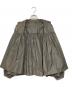 Whim Gazette (ウィムガゼット) タフタボリュームブラウス グレー サイズ:FREE：6000円