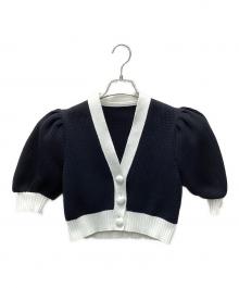 cygne（シーニュ）の古着「ポワンカーディガン」｜ブラック