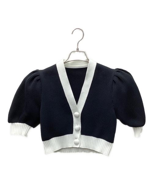 cygne（シーニュ）cygne (シーニュ) ポワンカーディガン ブラックの古着・服飾アイテム