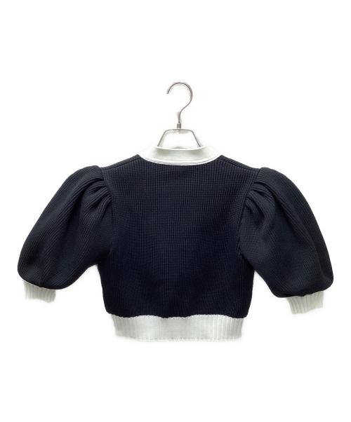 cygne（シーニュ）cygne (シーニュ) ポワンカーディガン ブラックの古着・服飾アイテム