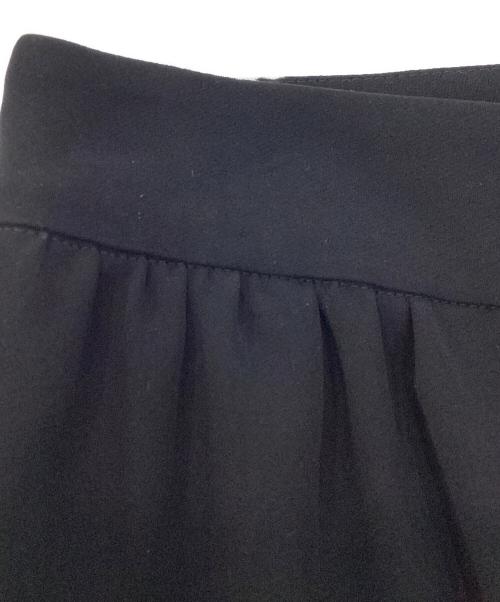 YOKO CHAN（ヨーコチャン）YOKO CHAN (ヨーコチャン) ハイウエストギャザーパンツ ブラック サイズ:38の古着・服飾アイテム