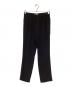 YOKO CHAN（ヨーコチャン）の古着「ハイウエストギャザーパンツ」｜ブラック