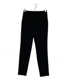 LE PHIL（ル フィル）の古着「2WAYツイルフロントスリットパンツ」｜ブラック