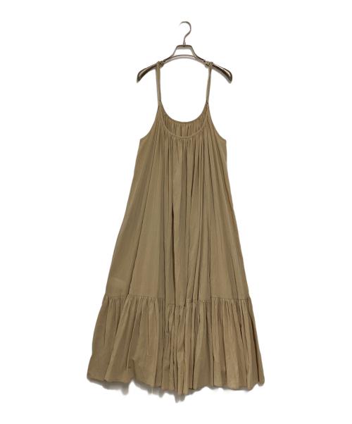 Spick and Span（スピック＆スパン）Spick and Span (スピックアンドスパン) HYU 楊柳キャミワンピース ベージュ サイズ:Fの古着・服飾アイテム