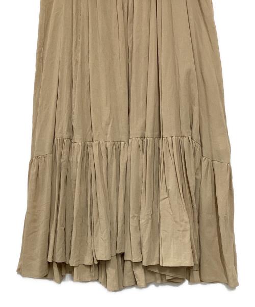 Spick and Span（スピック＆スパン）Spick and Span (スピックアンドスパン) HYU 楊柳キャミワンピース ベージュ サイズ:Fの古着・服飾アイテム