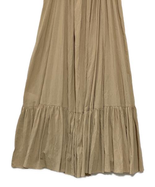 Spick and Span（スピック＆スパン）Spick and Span (スピックアンドスパン) HYU 楊柳キャミワンピース ベージュ サイズ:Fの古着・服飾アイテム