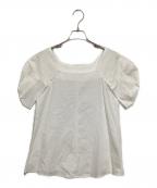 cygneシーニュ）の古着「ボリュームショルダーブラウス」｜ホワイト