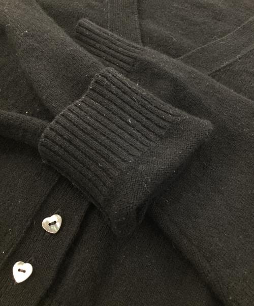 cygne（シーニュ）cygne (シーニュ) ハートカーディガン ブラック サイズ:Freeの古着・服飾アイテム