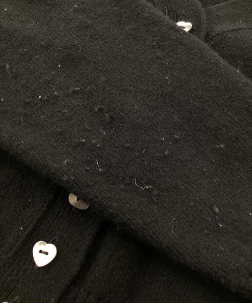 cygne（シーニュ）cygne (シーニュ) ハートカーディガン ブラック サイズ:Freeの古着・服飾アイテム