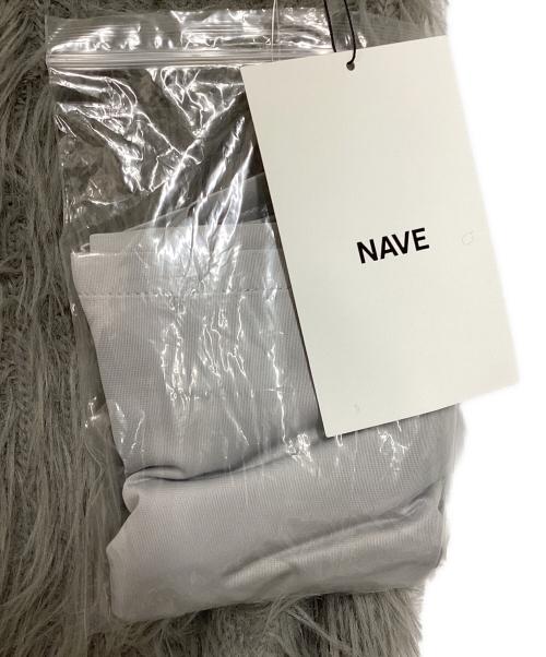 NAVE（ネイブ）NAVE (ネイブ) メルティーシャギーニット スカート グレー サイズ:1 未使用品の古着・服飾アイテム