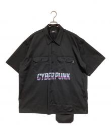 myne（マイン）の古着「CYBER PUNK WORK SHIRT」｜ブラック