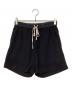 RICK OWENS（リックオウエンス）の古着「ショートパンツ」｜ブラック