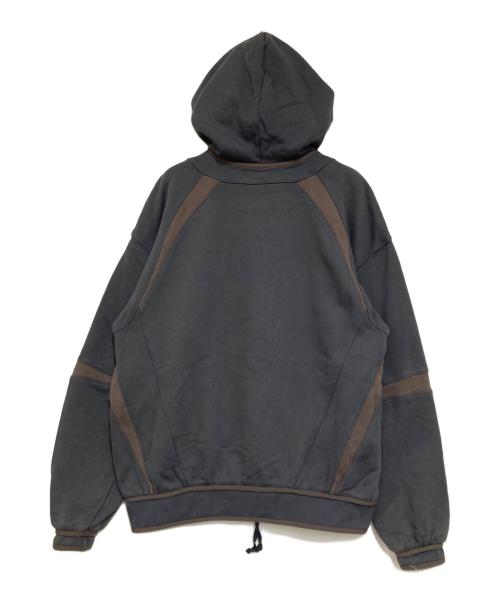san san gear（サンサンギア）san san gear (サンサンギア) OBLIQUE HOODIE ZIP-UP グレー サイズ:1の古着・服飾アイテム