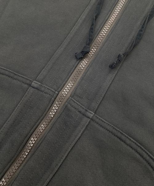 san san gear（サンサンギア）san san gear (サンサンギア) OBLIQUE HOODIE ZIP-UP グレー サイズ:1の古着・服飾アイテム