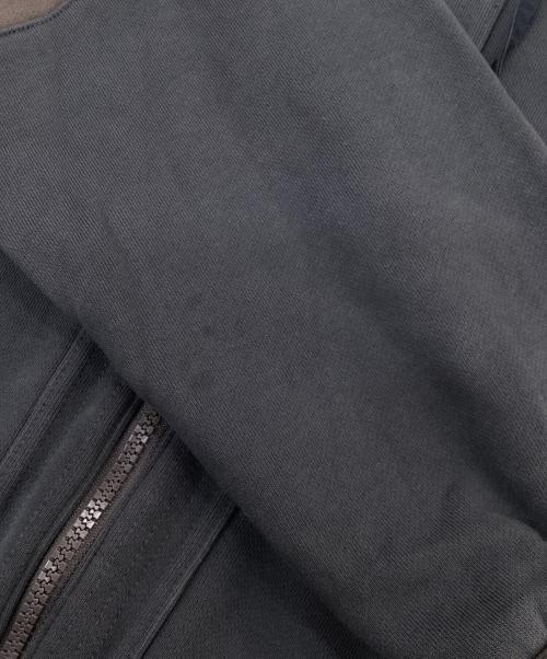 san san gear（サンサンギア）san san gear (サンサンギア) OBLIQUE HOODIE ZIP-UP グレー サイズ:1の古着・服飾アイテム