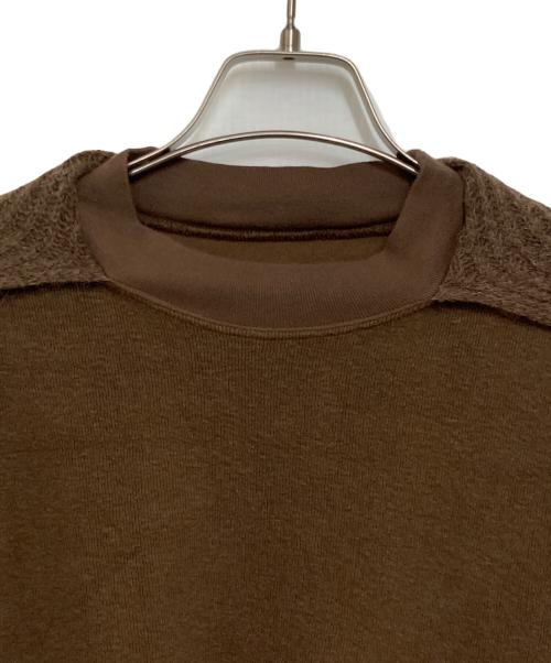 JULIUS（ユリウス）JULIUS (ユリウス) マフラードッキングスウェット ブラウン サイズ:1の古着・服飾アイテム