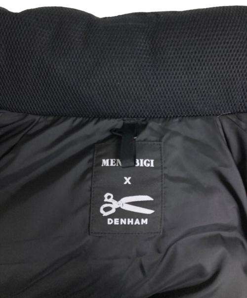 MEN'S BIGI（メンズビギ）MEN'S BIGI (メンズビギ) Denham (デンハム) 別注ブラックダウンジャケット ブラック サイズ:02の古着・服飾アイテム