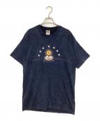 FRUIT OF THE LOOMフルーツオブザルーム）の古着「太陽シンボルプリントTシャツ」｜ネイビー