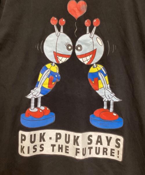 W.&L.T（ウォルト）W.&L.T (ウォルト) PUKPUK LOVERS L/S T-SHIRT ブラック サイズ:Mの古着・服飾アイテム