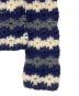 中古・古着 ROBE DE CHAMBRE COMME DES GARCONS (ローブドシャンブル コムデギャルソン) ボーダーカットワークニット ネイビー×ホワイト サイズ: Free：8000円