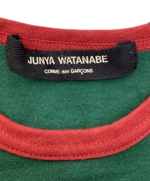 JUNYA WATANABE COMME des GARCONS（(ジュンヤワタナベ コムデギャルソン）JUNYA WATANABE COMME des GARCONS ((ジュンヤワタナベ コムデギャルソン) ラグランカットソー マルチカラー サイズ:FREEの古着・服飾アイテム