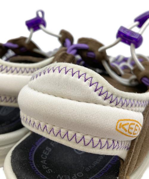 KEEN（キーン）KEEN (キーン) emmi atelier (エミアトリエ) UNEEK II OT ブラウン×パープル サイズ:US7の古着・服飾アイテム