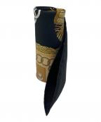 HERMESエルメス）の古着「カレ90」｜ブラック×ゴールド