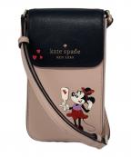 Kate Spade×DISNEYケイトスペード×ディズニー）の古着「ショルダーバッグ」｜ピンクベージュ
