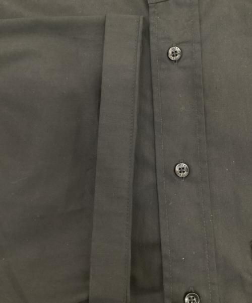 MAISON SPECIAL（メゾンスペシャル）MAISON SPECIAL (メゾンスペシャル) Dickies (ディッキーズ) エクストラプライムオーバーショートスリーブバンドカラーシャツ ブラック サイズ:00の古着・服飾アイテム