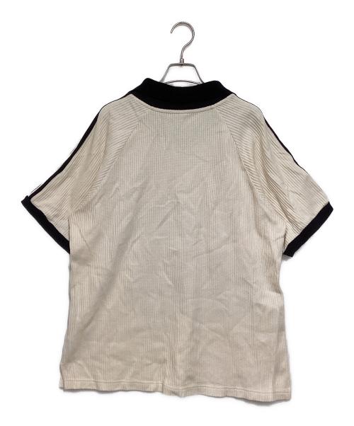 adidas（アディダス）adidas (アディダス) CLASSICS WAFFLE POLO アイボリー サイズ:XLの古着・服飾アイテム