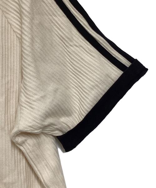 adidas（アディダス）adidas (アディダス) CLASSICS WAFFLE POLO アイボリー サイズ:XLの古着・服飾アイテム