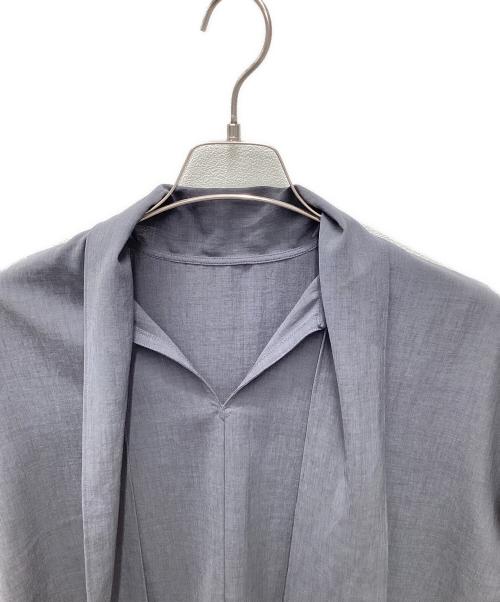 M7days（エムセブンデイズ）M7days (エムセブンデイズ) ボウタイブラウス グレー サイズ:2の古着・服飾アイテム