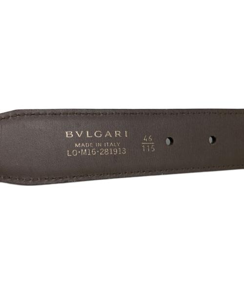 BVLGARI（ブルガリ）BVLGARI (ブルガリ) アショーマ ベルト グレージュ サイズ:46/115の古着・服飾アイテム