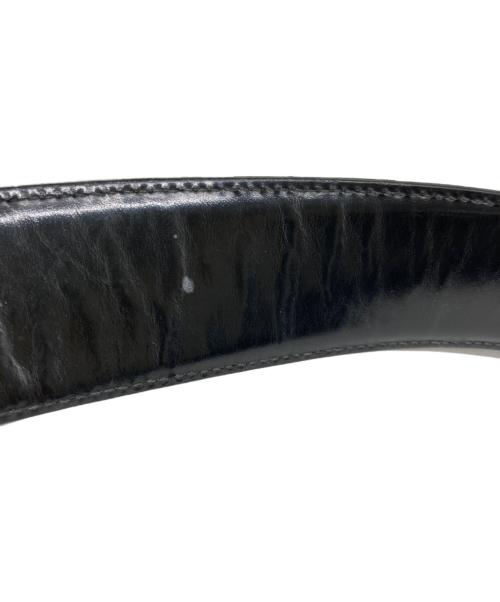 BVLGARI（ブルガリ）BVLGARI (ブルガリ) サークルロゴ ウィークエンド ベルト ブラックの古着・服飾アイテム