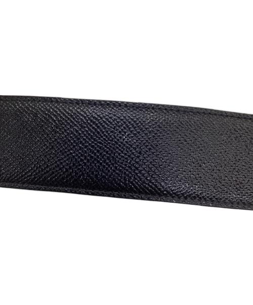 BVLGARI（ブルガリ）BVLGARI (ブルガリ) サークルロゴ ウィークエンド ベルト ブラックの古着・服飾アイテム