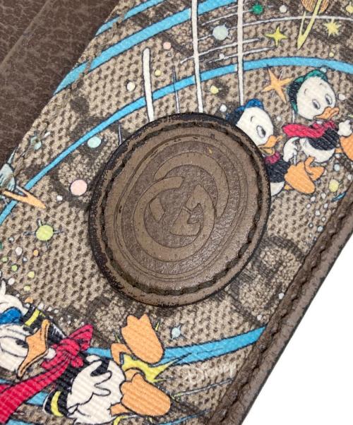 GUCCI（グッチ）GUCCI (グッチ) Disney (ディズニー) カードケース ブラウンの古着・服飾アイテム